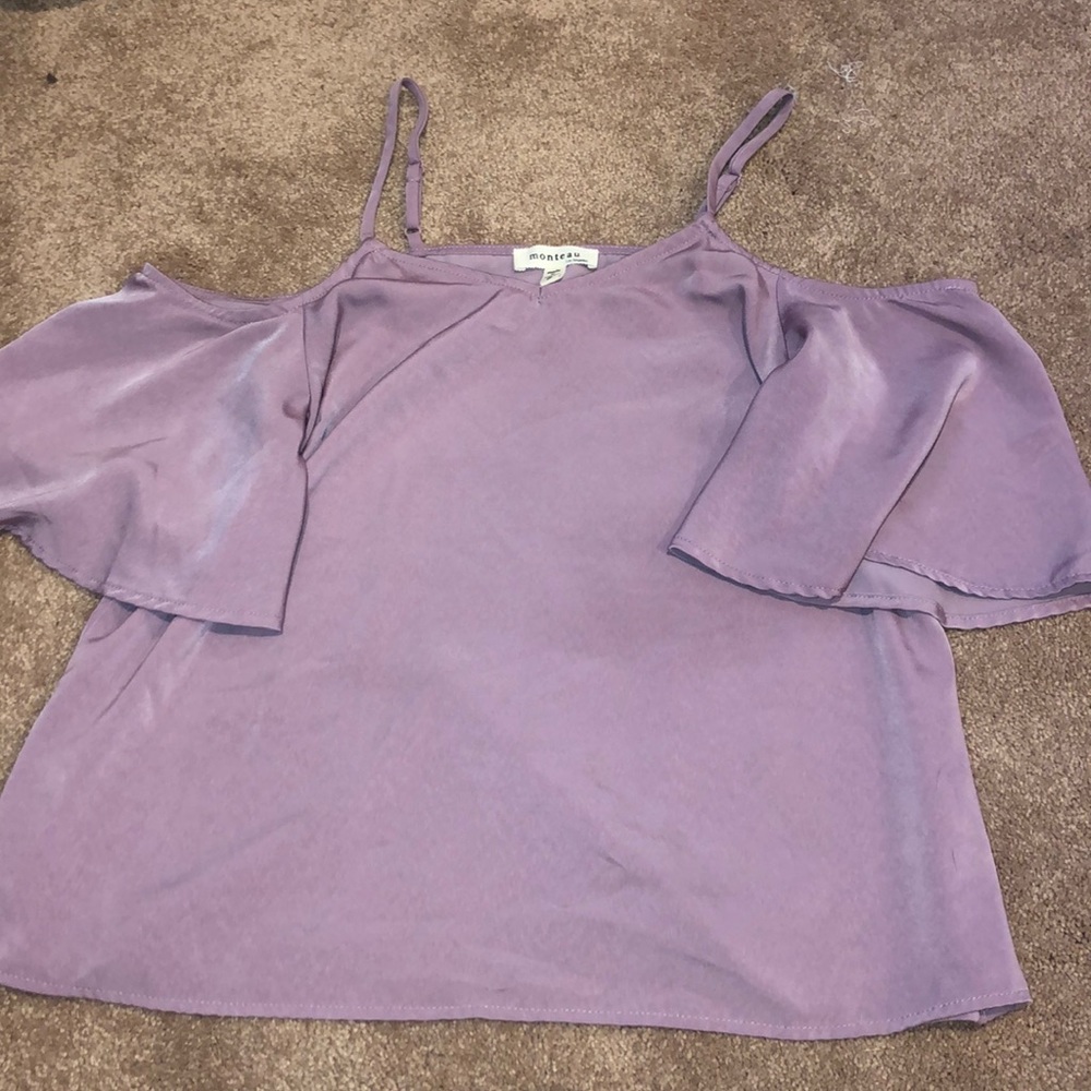 Shimmery Off the Shoulder Top